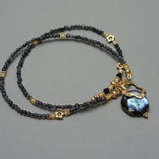 Midnight /pearl/ choker - naszyjnik