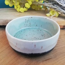 CERAMICZNA MISECZKA NA ŻYWNOŚĆ BIŻUTERIĘ OBRĄCZKI KADZIDŁA kamionkowe naczynia 100% HAND-MADE podstawka pod świecę GAIA-CERAMIKA