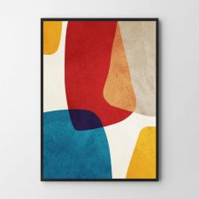 Plakat kolorowa Abstrakcja v2 30x40 cm