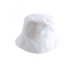 kapelusz kubełkowy czapka rybacka kapelusik biały bucket hat