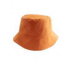 kapelusz kubełkowy czapka rybacka kapelusik pomarańczowy bucket hat