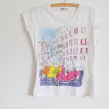 Geso bluzka vintage T-shirt we wzory