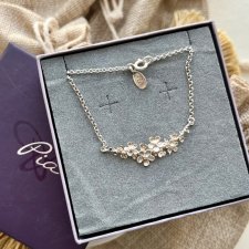 Pia Flowers Necklace ❤ Wdzięk i delikatność - srebro 925 ❤ Klasyczny naszyjnik ❤