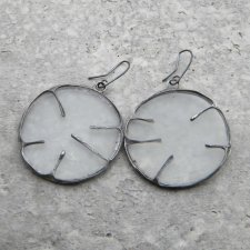 Lunaria annua - kolczyki