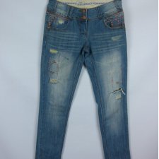 SoulCal&Co spodnie jeans haft dziury 8 / 32 - S