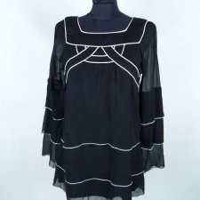Vero Moda zwiewna tunika sukienka mini / XS
