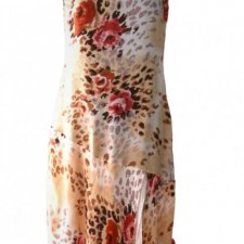 Midi sukienka Rayon roz 38/40