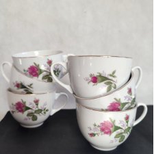 6 filiżanek-vintage-porcelana-