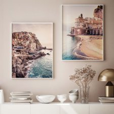 Zestaw plakatów - 40x50 cm Włoskie wybrzeże