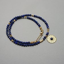 Lapis lazuli vol. 11 /choker/ naszyjnik - Szlachetna kolekcja