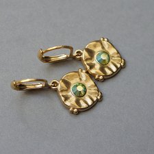Alloys Collection Coins /Light Green/ - kolczyki