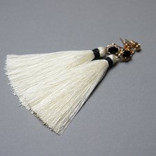 Boho ivory - kolczyki