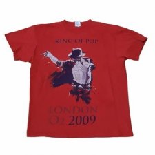 Koszulka T-Shirt Tee Michael Jackson King Of Pop 2009 Official Vintage L