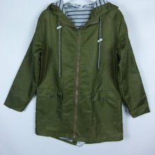 Cienka kurtka parka khaki /  M