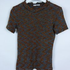 ZARA sweterkowa bluzka z kr. rękawem / S mex.26