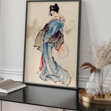 Plakat gejsza - sztuka japońska 40x50 cm