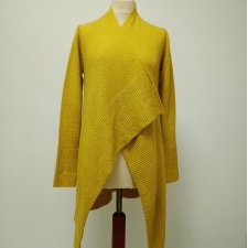Musztardowy sweter S