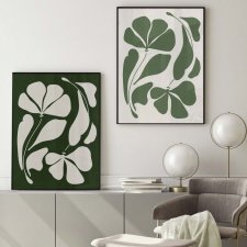 ZESTAW PLAKATÓW 2cz 50x70cm  kwiaty wycinanki