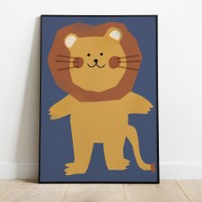Plakat 30 x 40 cm cm Baby lion