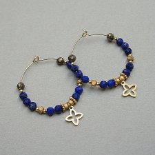 Alloys Collection Wianki (Lapis lazuli) - kolczyki