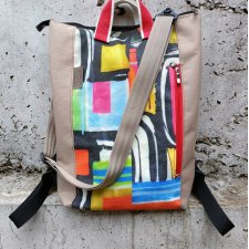 plecak- torba sorry wzorry z kieszenią