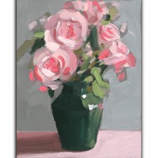 Róże... Malarstwo akrylowe