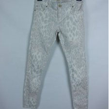 River Island skinny jeans spodnie dżins panterka 12 / 38