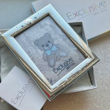 Exclusive Linea Baby  - Ramka Genuine Silver Plated ❀ڿڰۣ❀ Nowa w pudełku