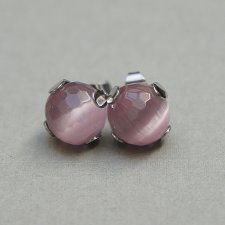 Dots - Kocie oko pink /alloys collection/ - sztyfty