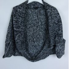 Papaya blezer sweter oversize akryl melanż / 16 - 42