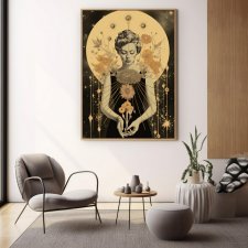 Plakat Kobieta astrologia kolaż 2 - format 61x91 cm