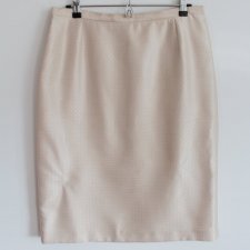 jedwabna spódnica vintage Queen's 44