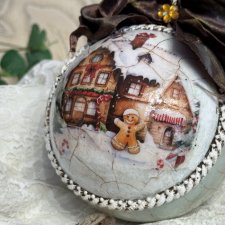 Bombka, bombki choinkowe, ręcznie robione