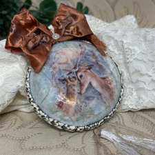 Bombka, bombki choinkowe, ręcznie robione decoupage