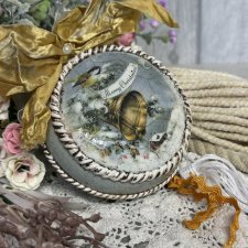 Bombka, bombki choinkowe, ręcznie robione decoupage