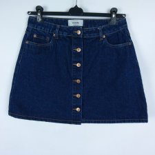 New Look Denim spódnica jeans z przodu guziki 12 / 40
