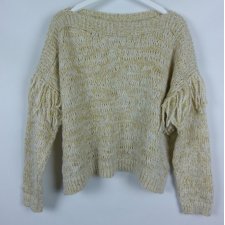 River Island sweter akryl frędzle złota nitka 16 / 42