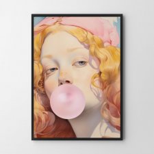 Plakat Zblazowana z balonem - format 30x40 cm