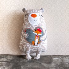 Miś serduszko - Karolek - 21 cm