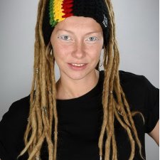 Opaska DreadLove Rasta 01 - CZARNA