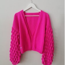 Różowy Pink Bubbles Sweater