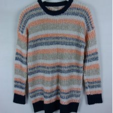Forever 21 sweter w pasy / S