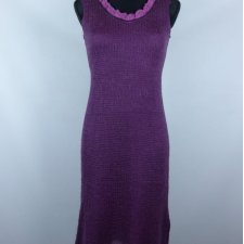 A-wear dzianinowa sukienka do kolan akryl moher / 10 - 36