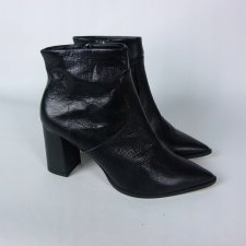 Oxitaly skórzane botki skóra 40 / 25,5 cm