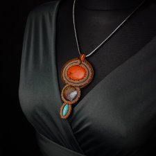 Jesienny wisior soutache