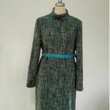 Włoski wełniany płaszcz L-XXL