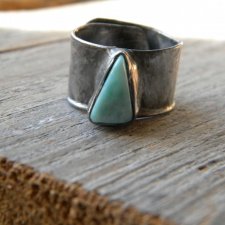 Larimar - pierścionek