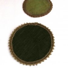 2 okrągłe  serwetki gobelin