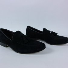 Russell&Bromley skórzane półbuty damskie skóra zamszowa 40