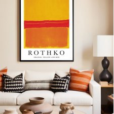 Nowoczesne plakaty abstrakcja Mark Rothko Yellow Orange Red - plakat 61x91 cm
